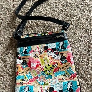 Disney Colorful Crossbody Bag with Mickey Mouse Design